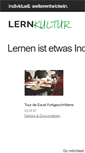 Mobile Screenshot of lernkultur.de