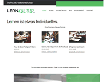 Tablet Screenshot of lernkultur.de